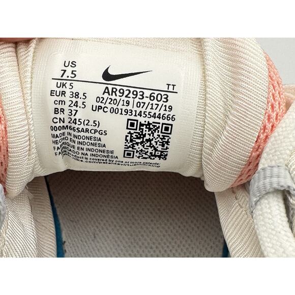 Nike Air Max 720 Women’s 7.5 Bleached Coral Pink Running Fitness Athletic Shoes - Picture 8 of 8